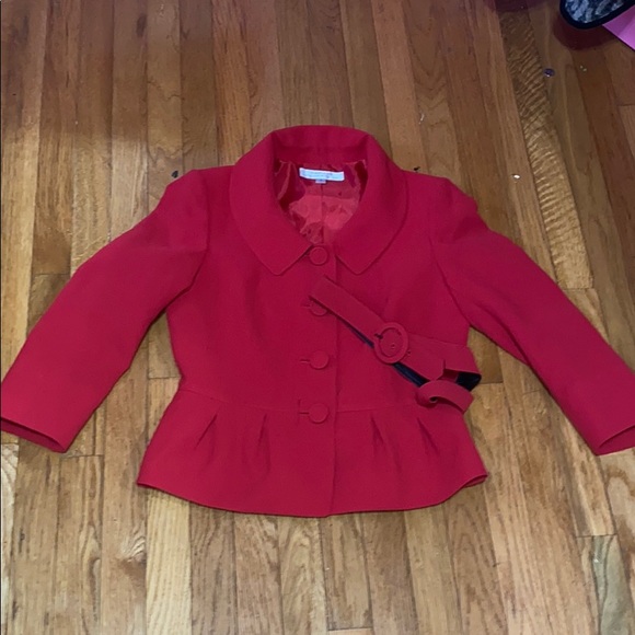 Tahari Red Skirt Suit in Great Condition - Picture 1 of 4
